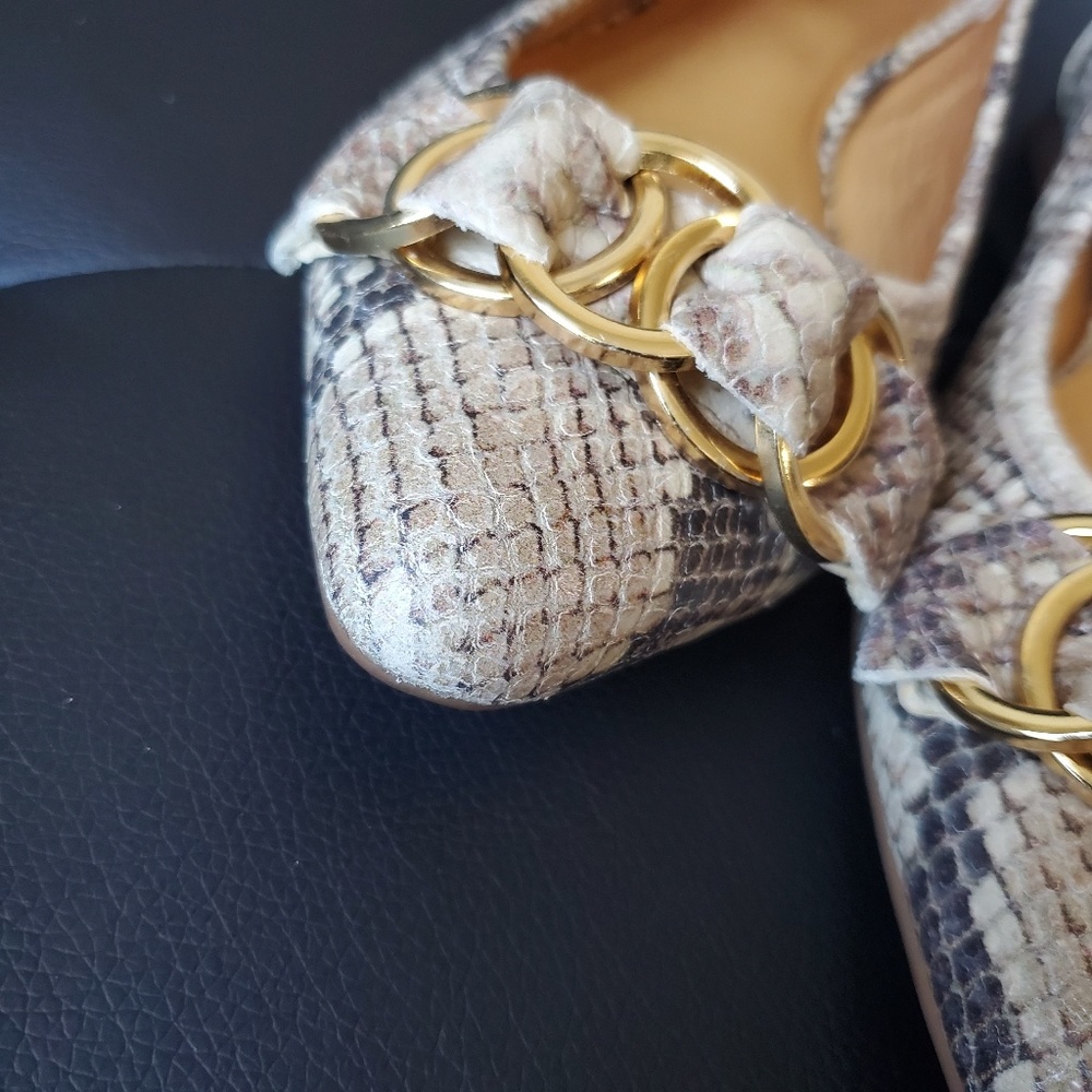 Kate Spade Snake Skin Slip On Flats - Picture 7 of 8